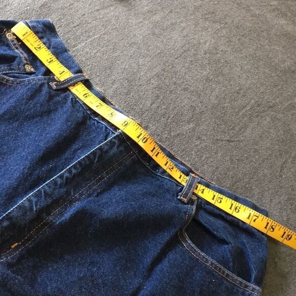 Vintage L A Blues High Waisted Dark Wash Jeans 20 - Picture 6 of 11